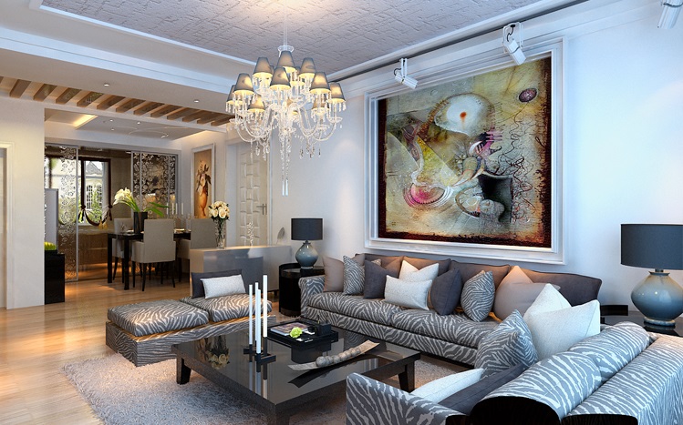 简约 二居 白领 收纳 80后 小资 客厅图片来自实创装饰百灵在都市中的安逸装修97平米两居室的分享