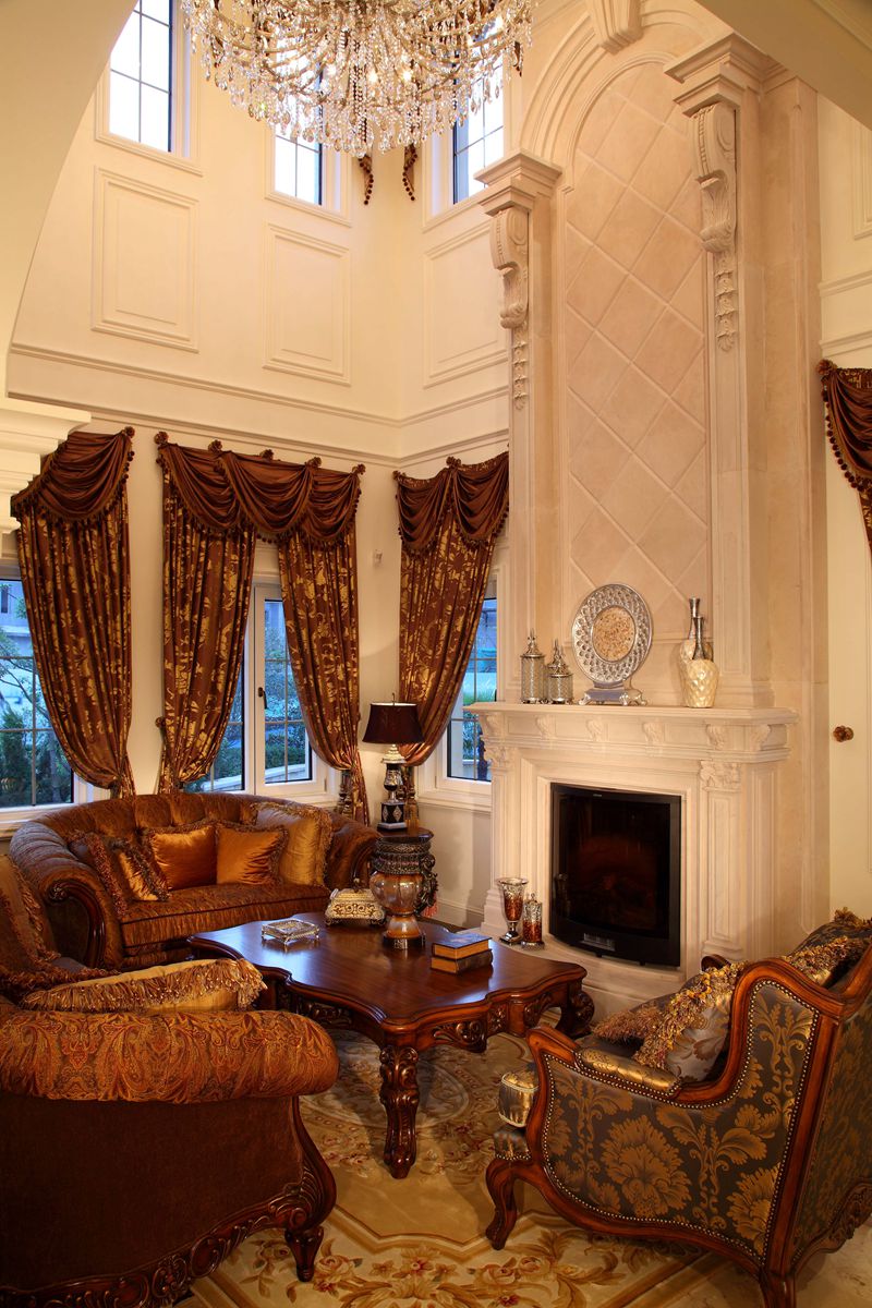 欧式 别墅 意大利 古典主义 客厅图片来自梵赛设计在意大利古典风格别墅的分享