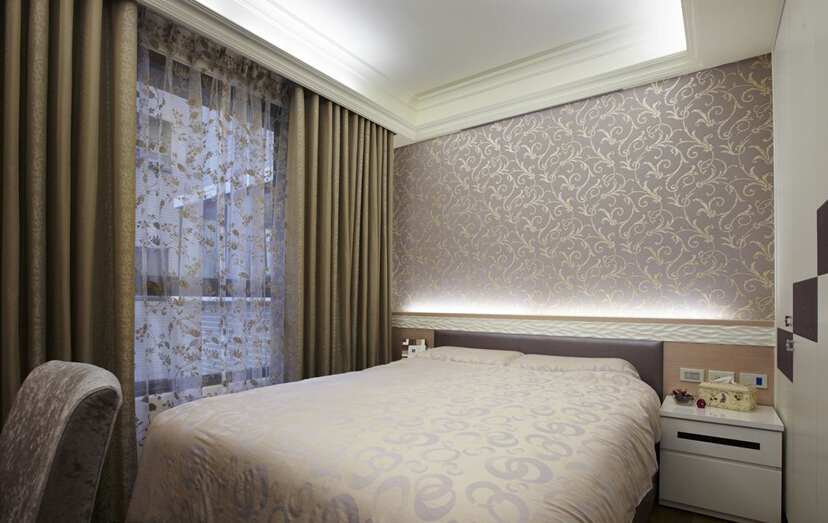 卧室图片来自佰辰生活装饰在120平不一样的创意混搭两居的分享