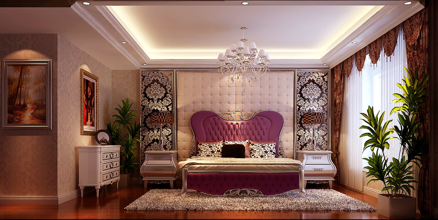 卧室图片来自石俊全在现代风格与欧式风格相结合的分享