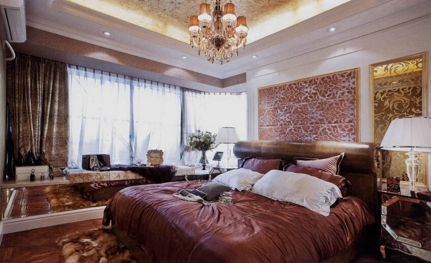 美式风格 实创装饰 整体家装 华龙美钰 卧室图片来自北京实创装饰在140平米三居室美式的华丽设计的分享