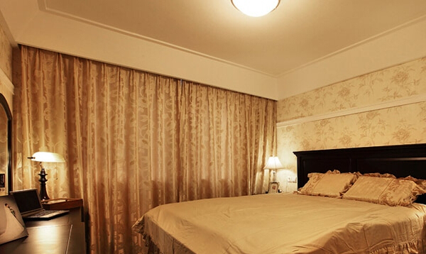 美式 二居 卧室图片来自佰辰生活装饰在多层次扩容 88平美式两居再放大的分享
