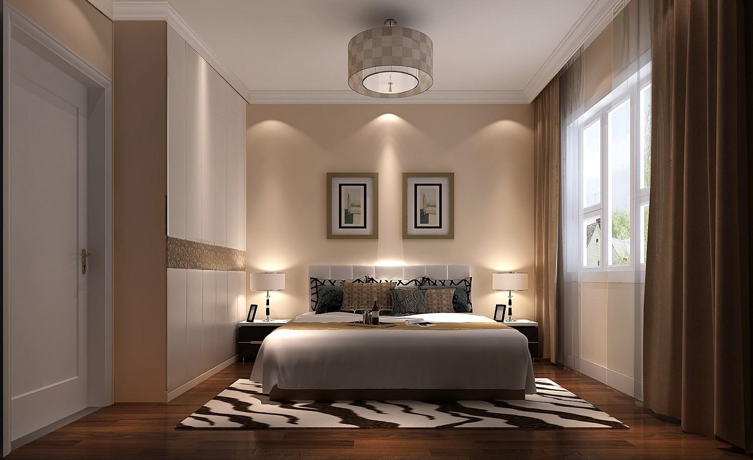 简约 8厘岛 高度国际 时尚 白富美 欧式 三居 白领 80后 卧室图片来自北京高度国际装饰设计在8厘岛北欧极简公寓的分享