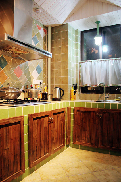 地中海 二居 三居 别墅 白领 收纳 旧房改造 80后 小资 厨房图片来自周楠在乡居岁月的分享