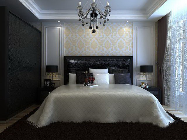 高度国际 诗婷 三居 现代时尚 卧室图片来自高度国际装修设计诗婷在领袖硅谷   130㎡    三居室的分享