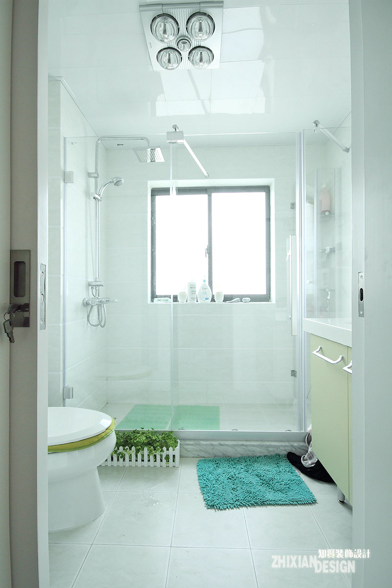 卫生间图片来自上海知贤设计小徐在黑白动感演绎富有韵律的家装艺术的分享