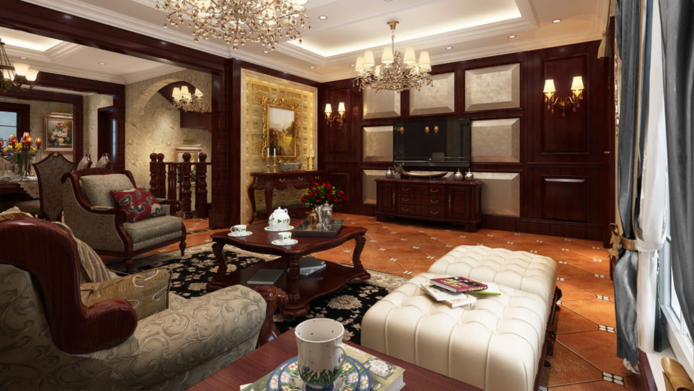 欧式 古典 二居 三居 别墅 白领 收纳 旧房改造 80后 客厅图片来自周楠在天津武清别墅的古典设计的分享