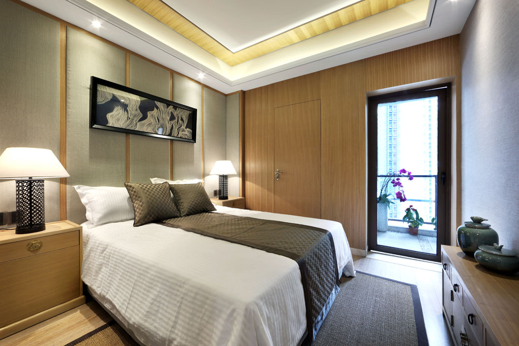 中式 四居 KSL设计 别墅 样板房 卧室图片来自香港KSL设计事务所在原木清风—KSL赣州样板房设计的分享