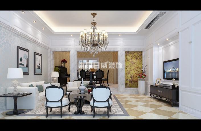 客厅图片来自武汉东易日盛在碧桂园生态城--欧式古典--王韶鑫的分享