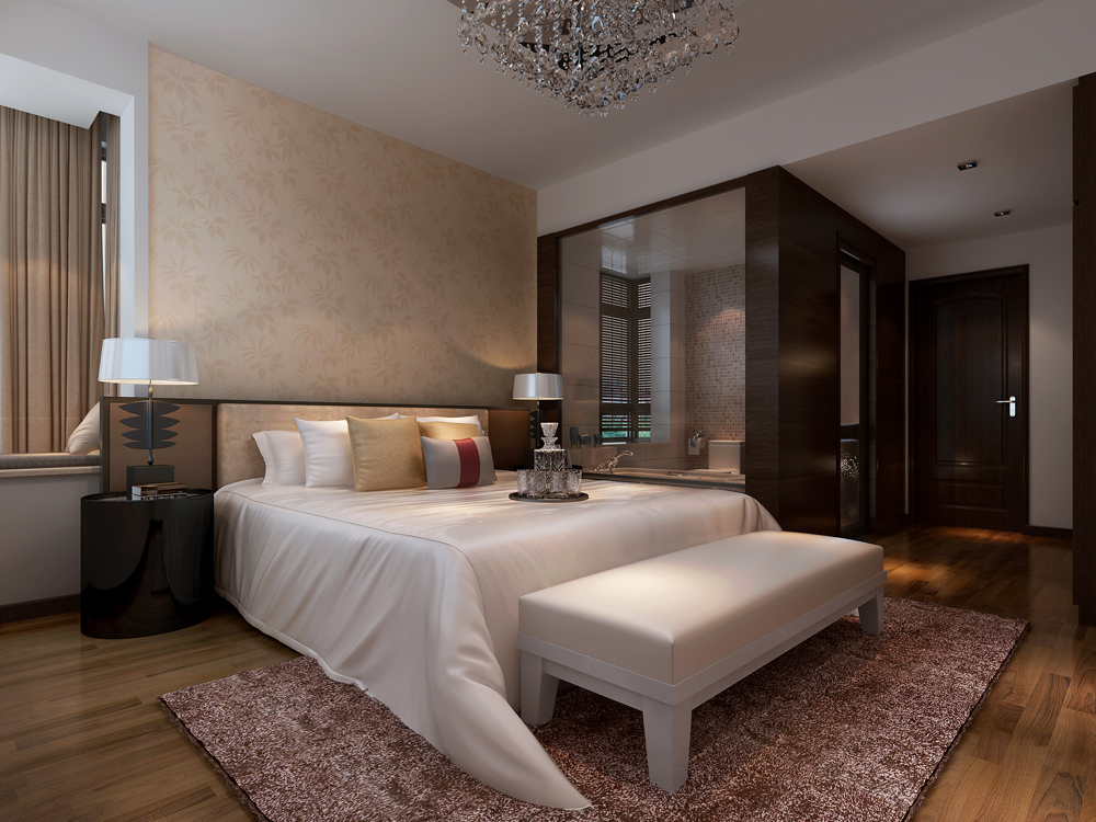 卧室图片来自上海知贤设计小徐在动感演绎富有韵律的家装艺术的分享