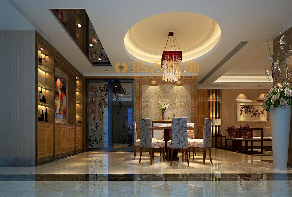餐厅图片来自深圳市浩天装饰在御峰园吴先生的分享