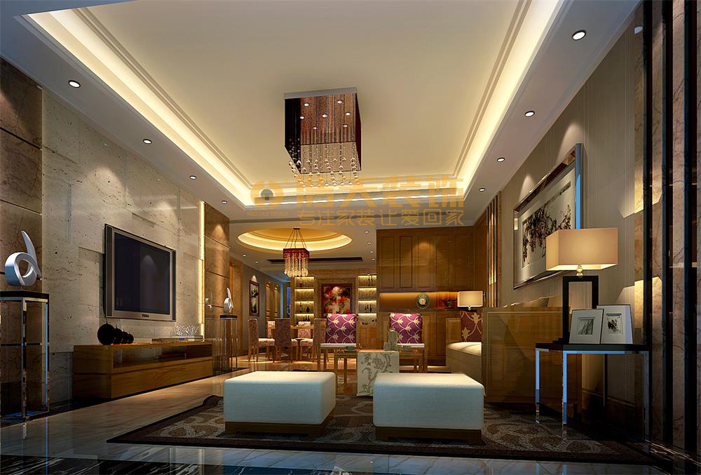 客厅图片来自深圳市浩天装饰在御峰园吴先生的分享