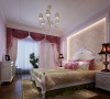 孩子的房间，总是充满了梦幻的感觉，设计师采用了粉色系列的手法，靠枕，和窗帘，墙面的处理。都是用粉色来做主题