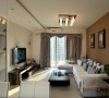 客厅细节，简单温馨的空间，温暖静谧的色调搭配得宜，给忙碌强压的人们最舒适的休闲体会！