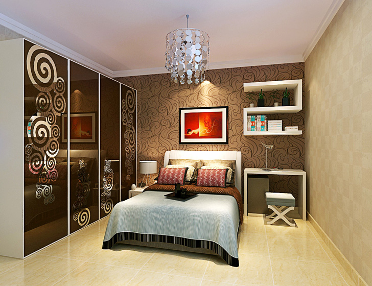 新中式 三居 白领 80后 小资 卧室图片来自石家庄业之峰装饰在国瑞城149平米风格装修的分享