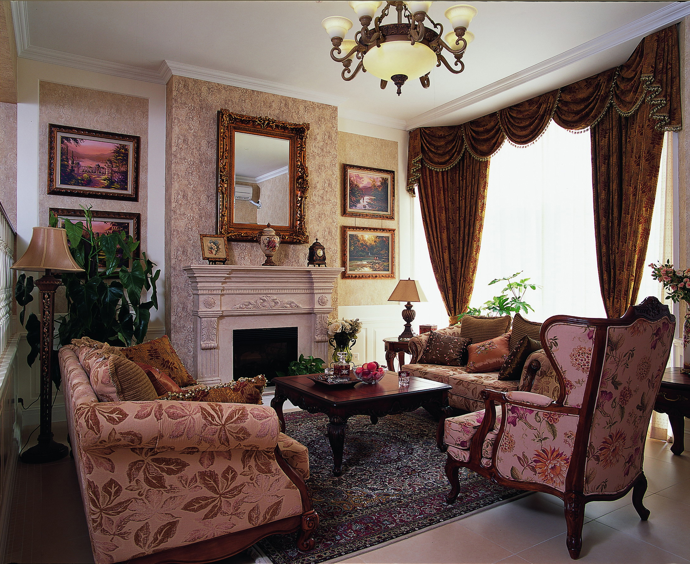 别墅 简约 小资 法兰西 客厅图片来自孙进进在水色时光法兰西风情的分享