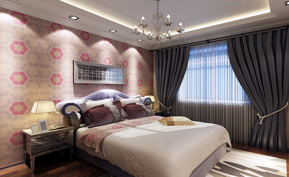 简约 欧式 三居 白领 收纳 80后 小资 卧室图片来自实创装饰百灵在华美欧式三居装修110平米的分享