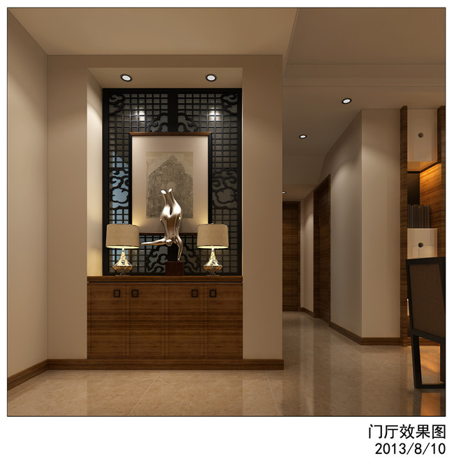其他图片来自湖南名匠装饰在北辰三角洲四居室现代中式的分享