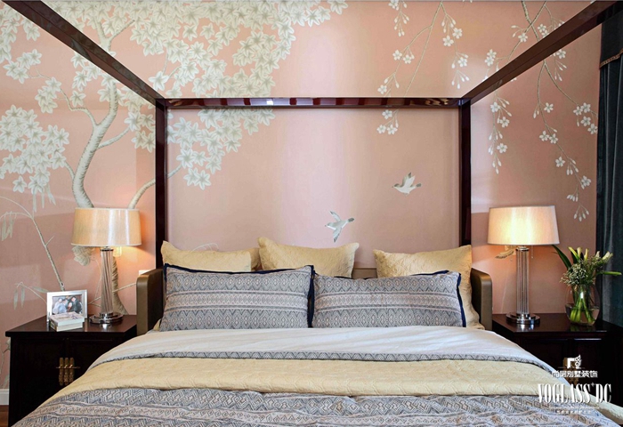 欧式 简约 田园 混搭 别墅 中式 卧室图片来自尚层装饰大林在鸟语花香的西山林语的分享