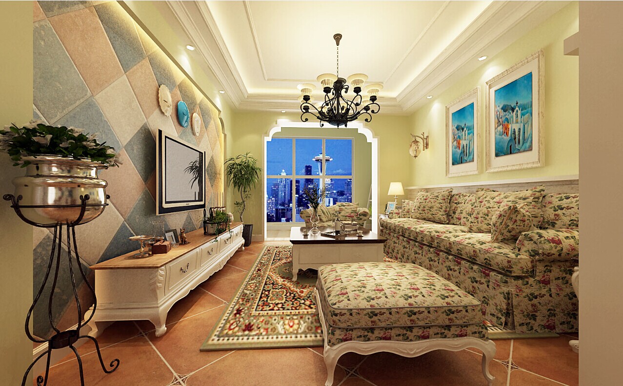 客厅图片来自大业美家装饰在丰泽新苑91平美式经典装修设计的分享