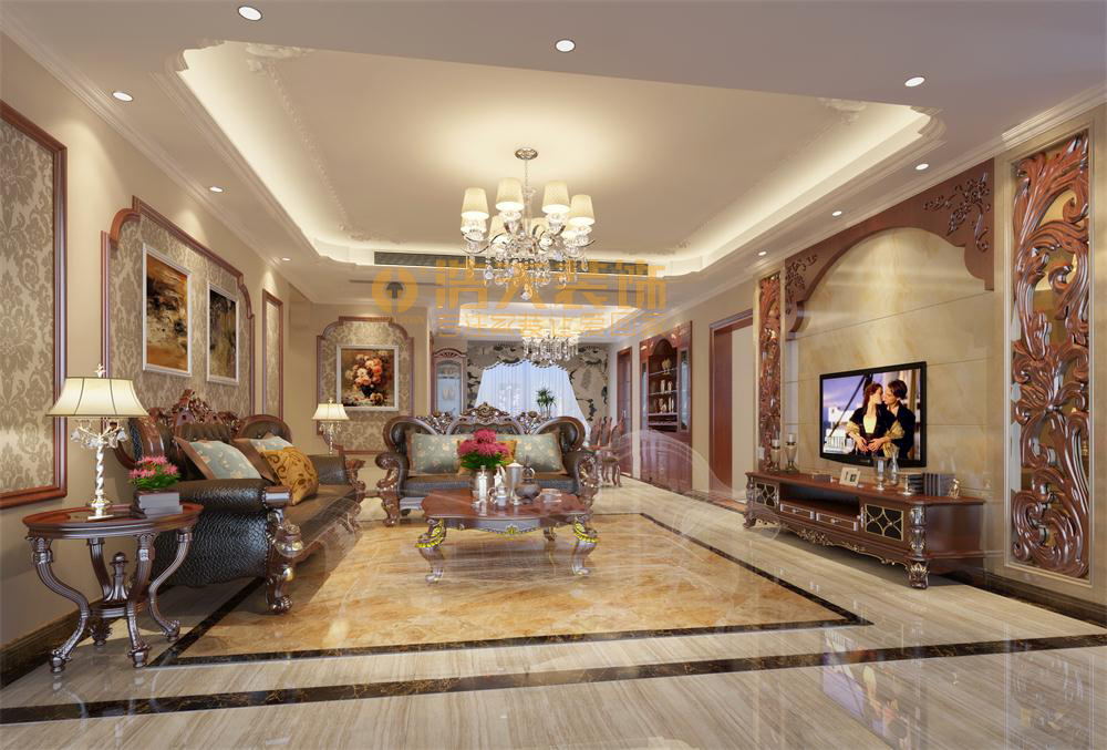 客厅图片来自深圳市浩天装饰在勤诚达刘小姐的分享