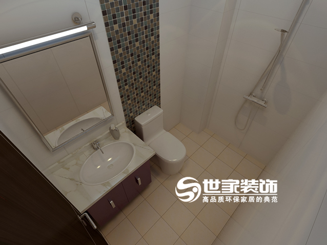 卫生间图片来自北京世家装饰工程有限公司在卫生间的分享