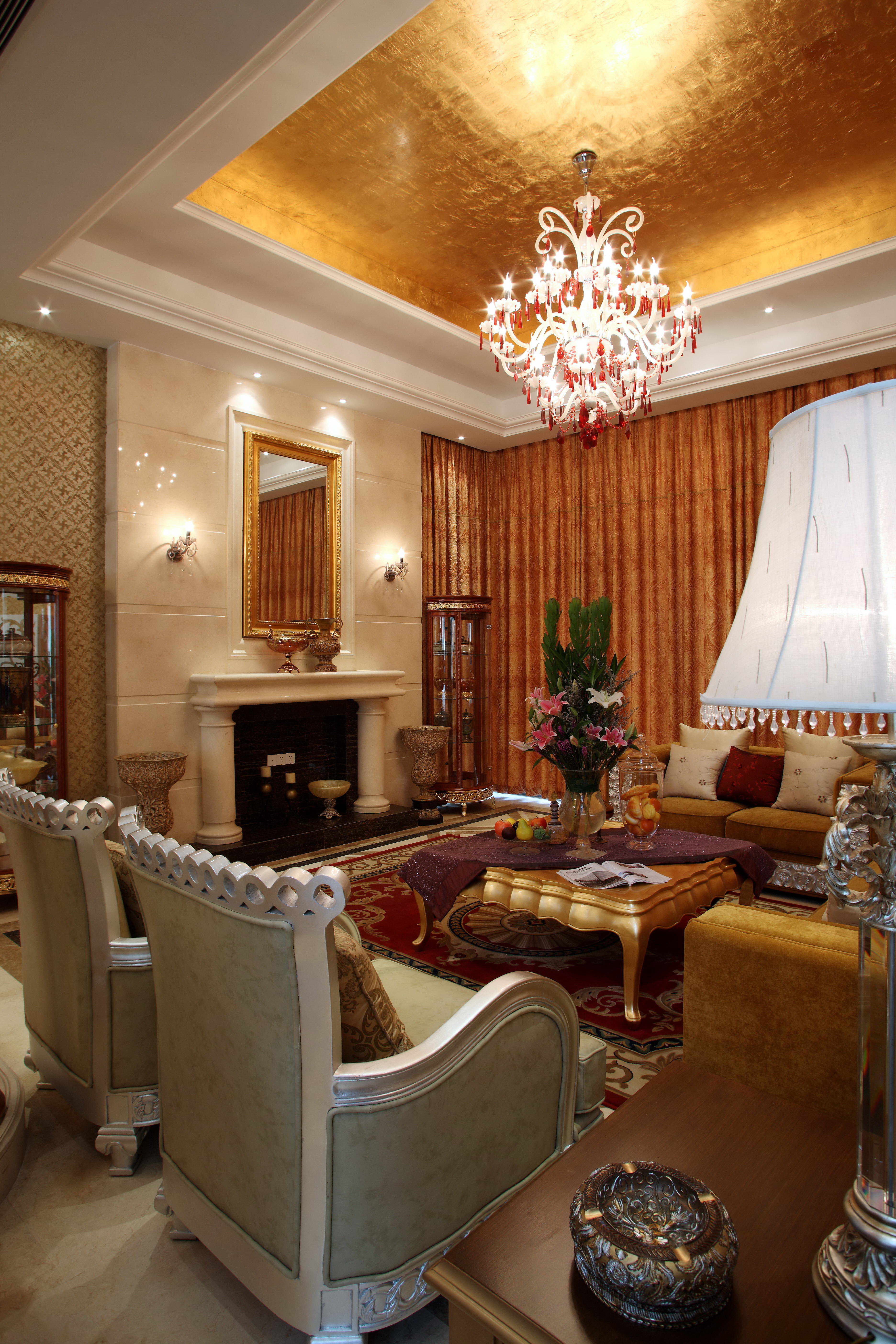 古典 别墅 客厅图片来自北京今朝装饰刘在融科五千岛的分享