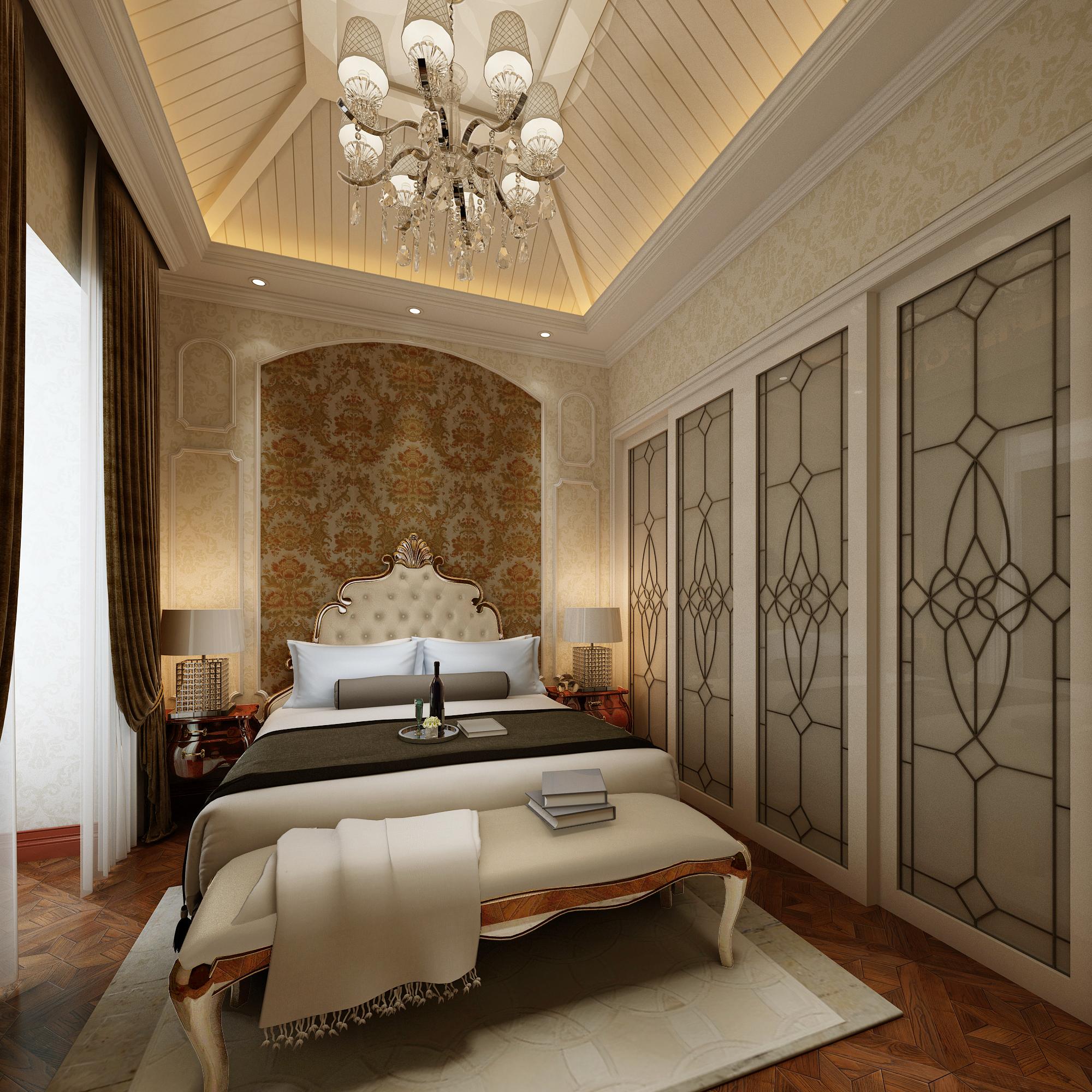 别墅 白领 卧室图片来自尚层别墅设计在尚峰尚水鲜活时尚的美学观点的分享