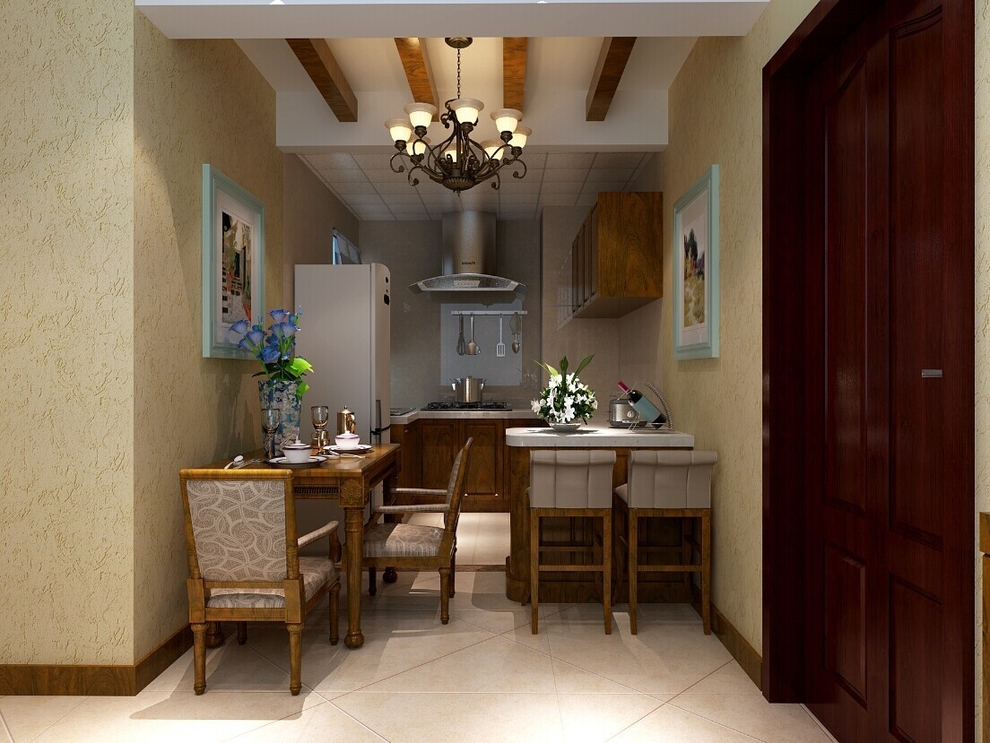 白领 小清新 舒适 温馨 旧房改造 80后 小资 三居 二居 餐厅图片来自周楠在温馨地中海风格装修设计的分享