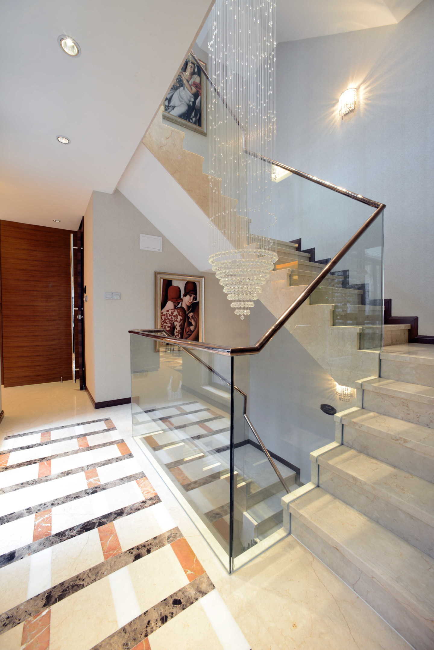 简约 三居 白领 80后 小资 楼梯图片来自苹果装饰公司在别墅现代简约