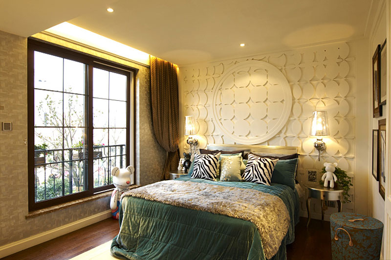 欧式 风尚 奢华 别墅 大宅 品质 温馨 舒适 卧室图片来自成都生活家装饰在382㎡  独栋欧式别墅的分享
