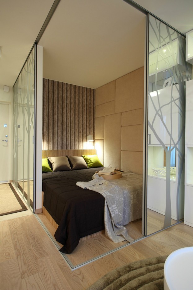 简约 白领 收纳 小资 卧室图片来自北京装修设计o在特别的小公寓与软装搭配的分享