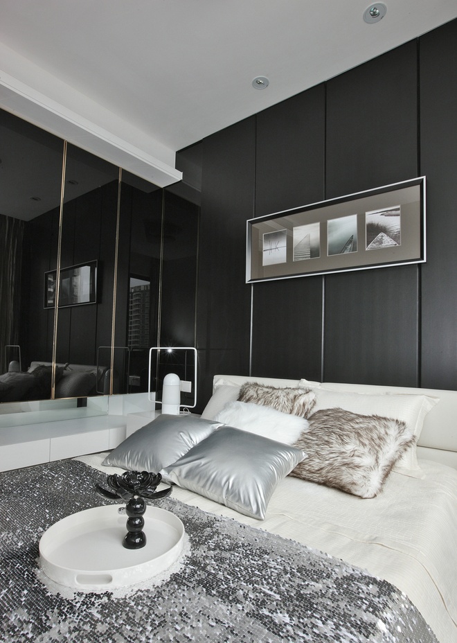 现代 卧室图片来自家装大管家在白色调演绎116平现代简约三居的分享