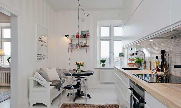 69平 一居 北欧 哥德堡 布艺家纺 旧房改造 小资 收纳 厨房图片来自居佳祥和装饰在69平哥德堡风格装修案例的分享