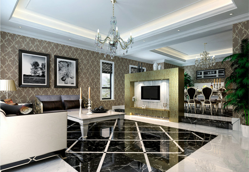 别墅 简约 客厅图片来自实创装饰晶晶在万业紫辰苑230平现代美的分享