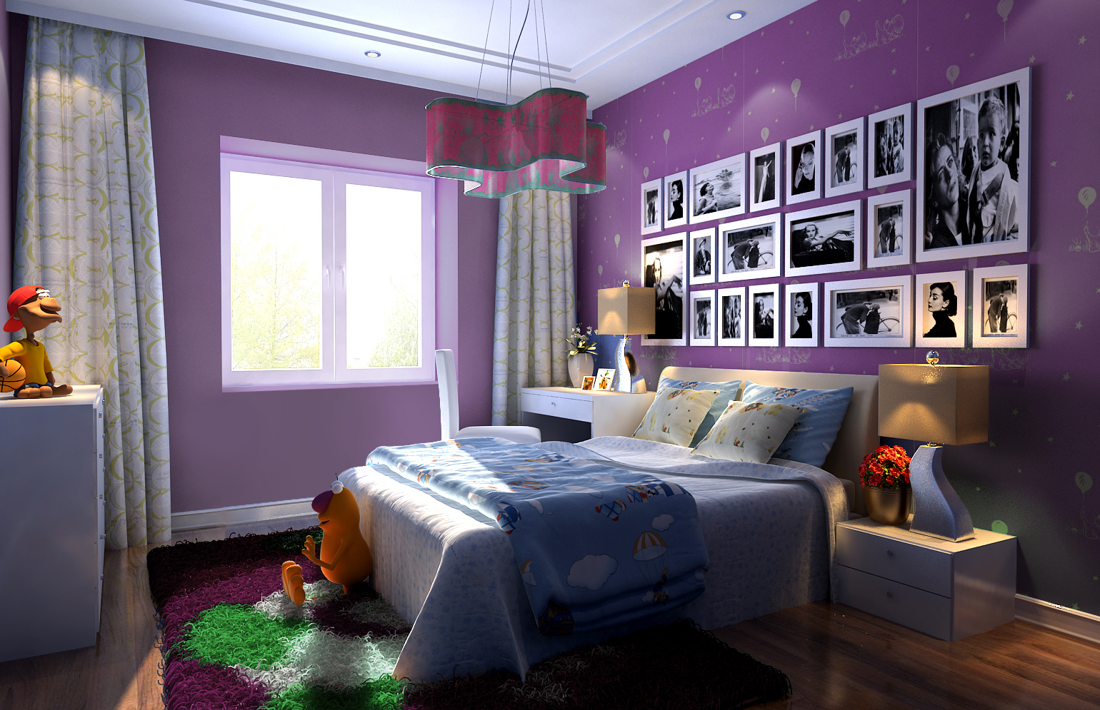 三居 儿童房图片来自实创装饰晶晶在御沁园公寓143平现代简约设计的分享