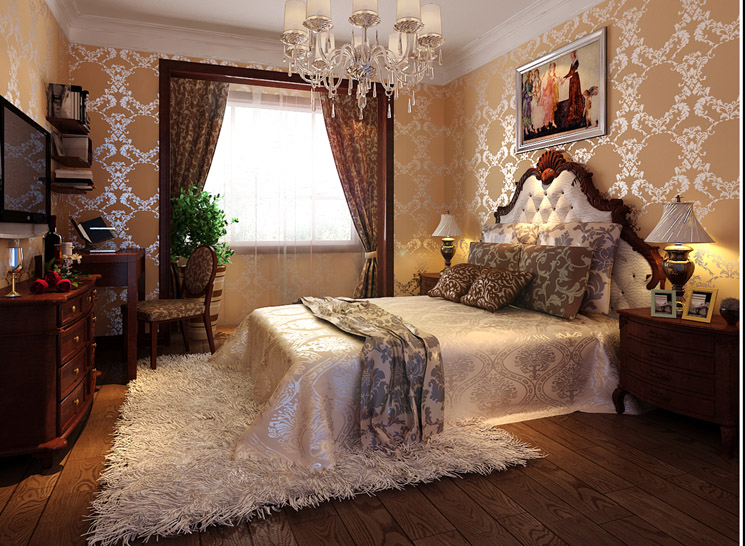 欧式 80后 白领 卧室图片来自博洛尼整体家装Q在80后夫妻装扮紫御公馆幸福家的分享
