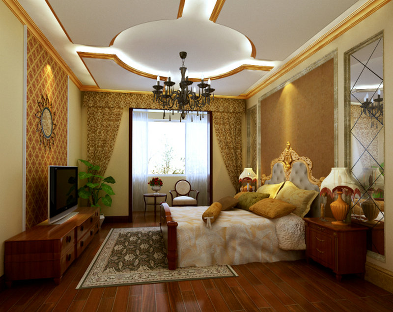 二居 卧室图片来自实创装饰晶晶在森兰名佳119平东南亚古典风格的分享