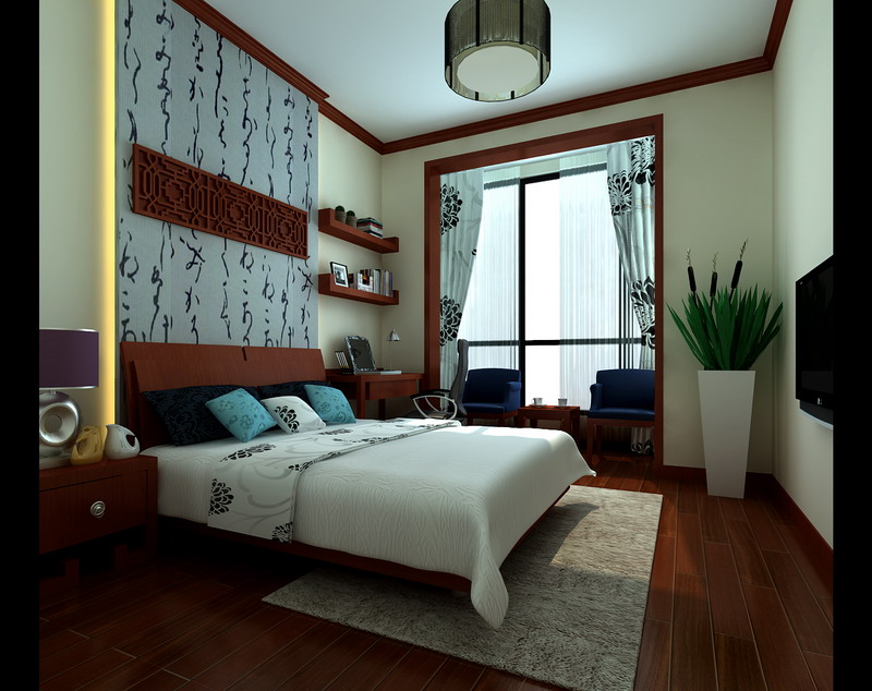 卧室图片来自实创装饰总部在中西合璧怀柔龙泉200平混搭复式的分享