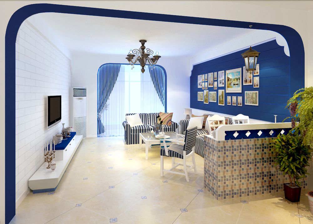 客厅图片来自东易日盛集团深圳分公司在地中海风格的分享