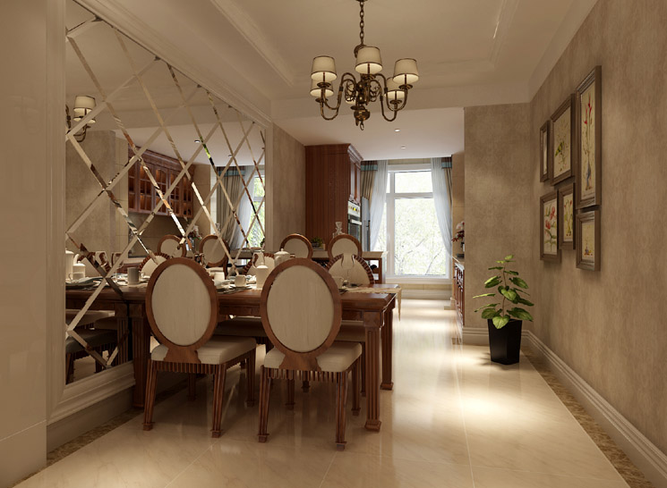 欧式 白领 餐厅图片来自博洛尼整体家装Q在150平北京新天地幸福简欧天地的分享
