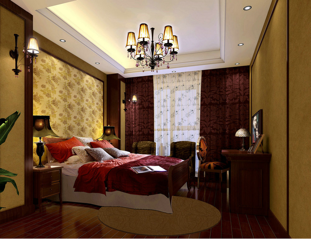 二居 卧室图片来自实创装饰晶晶在明天华城97平东南亚风格设计的分享