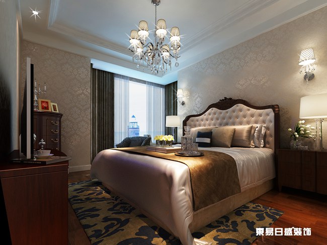 正商铂钻 美式 东易日盛 卧室图片来自郑州东易日盛装饰在浓情美式-《寻梦》的分享