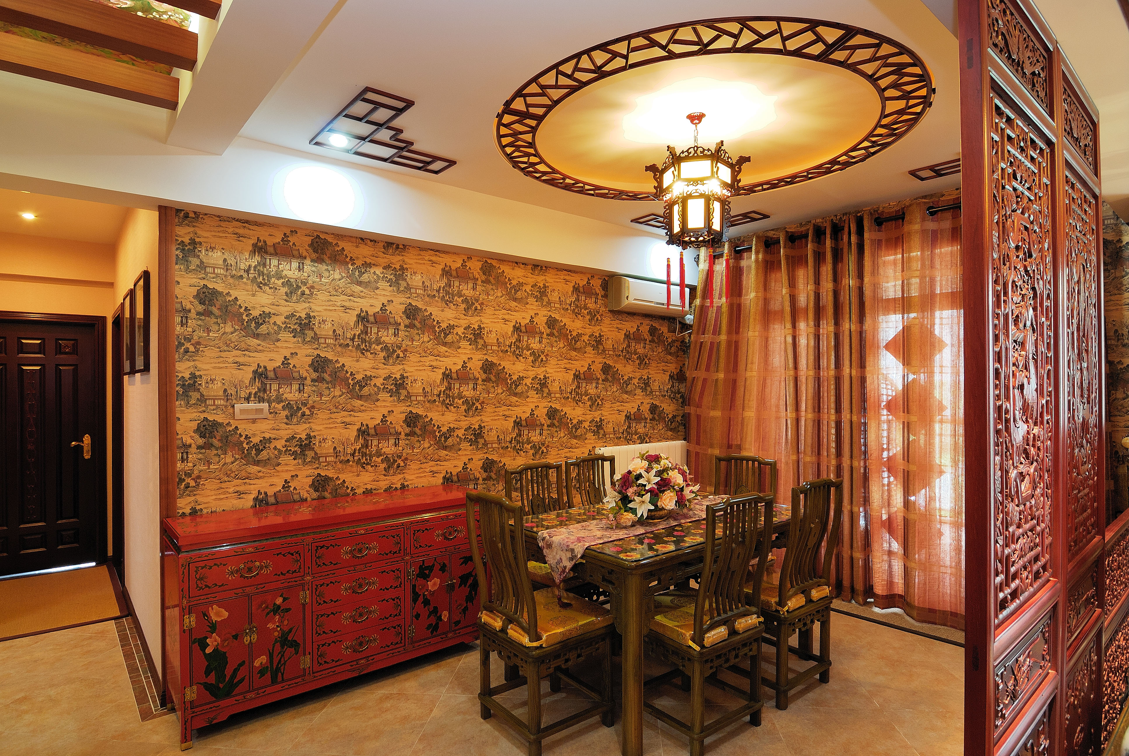 别墅 80后 小资 混搭 餐厅图片来自东三吉在明清韵 中国高端室内设计师陈洁的分享