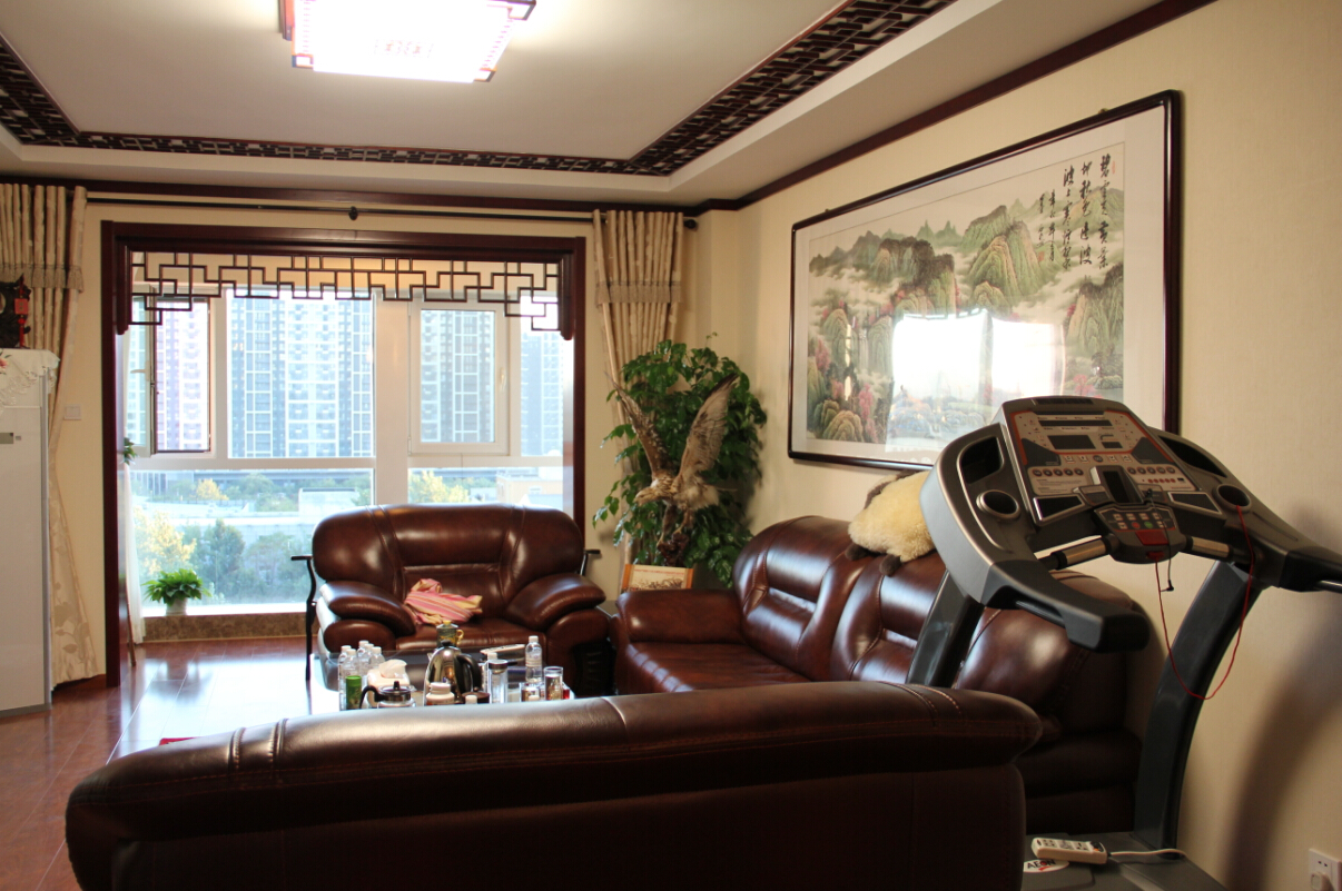 中式 混搭 白领 旧房改造 小资 收纳 客厅图片来自北京老房装修-今朝装饰王丽在采菊东篱下，悠然见南山的分享
