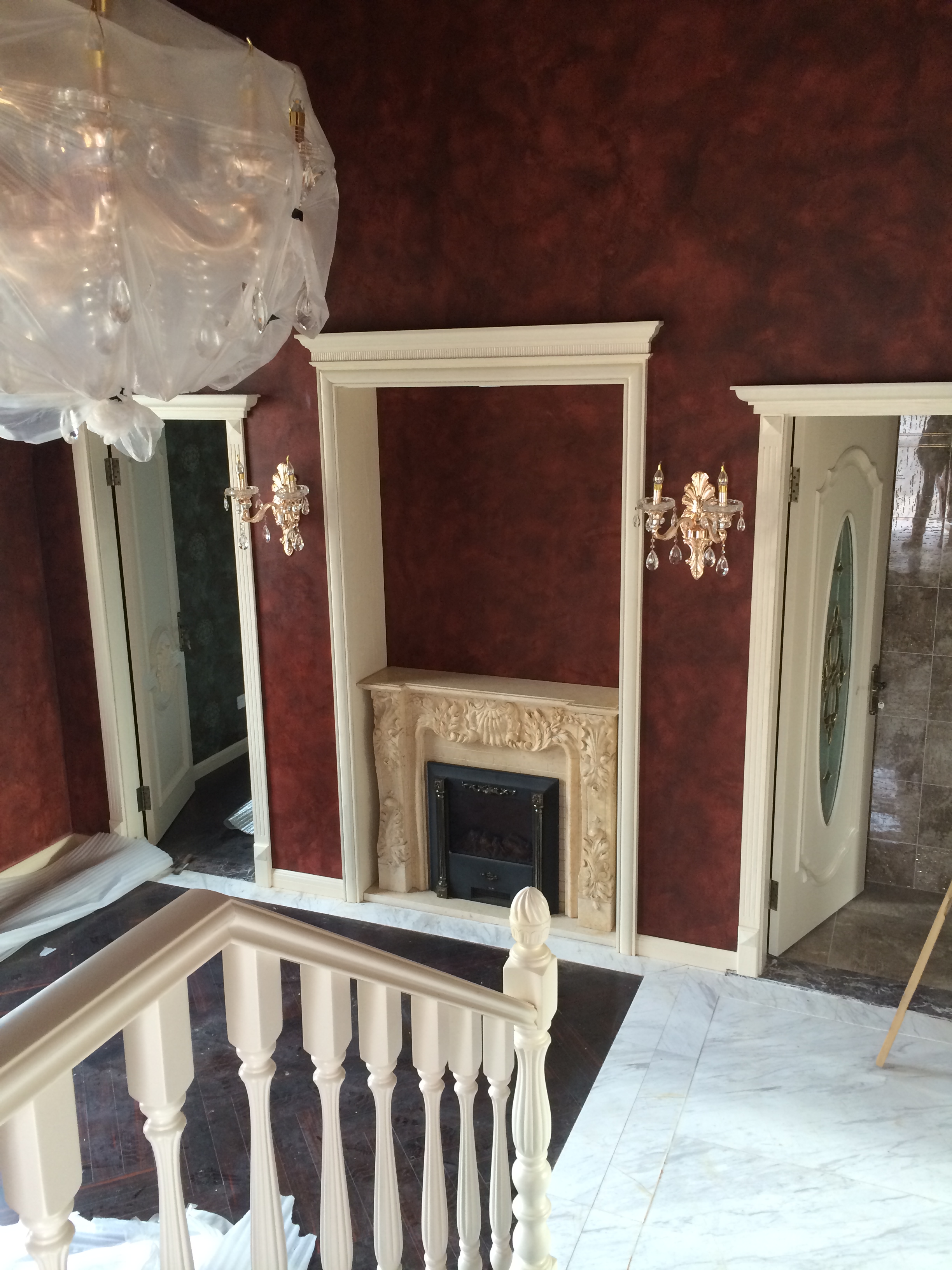 别墅 白领 80后 小资 混搭 欧式 书房图片来自东三吉在法式新古典别墅施工中的分享
