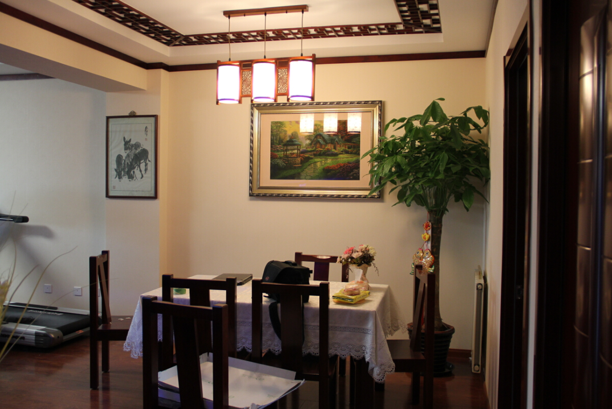 中式 混搭 白领 旧房改造 小资 收纳 餐厅图片来自北京老房装修-今朝装饰王丽在采菊东篱下，悠然见南山的分享