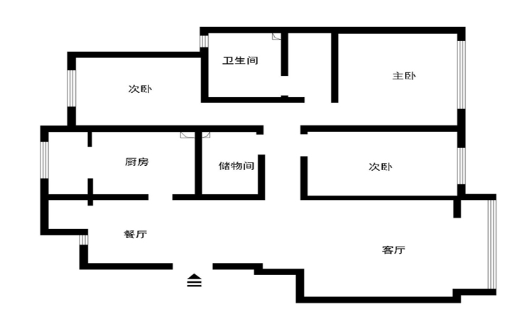 怎么样装修 银川市装饰 现代风格家 楼梯装修 实创装饰 户型图图片来自银川实创装饰在兴庆府大院123平典雅的欧式风情的分享