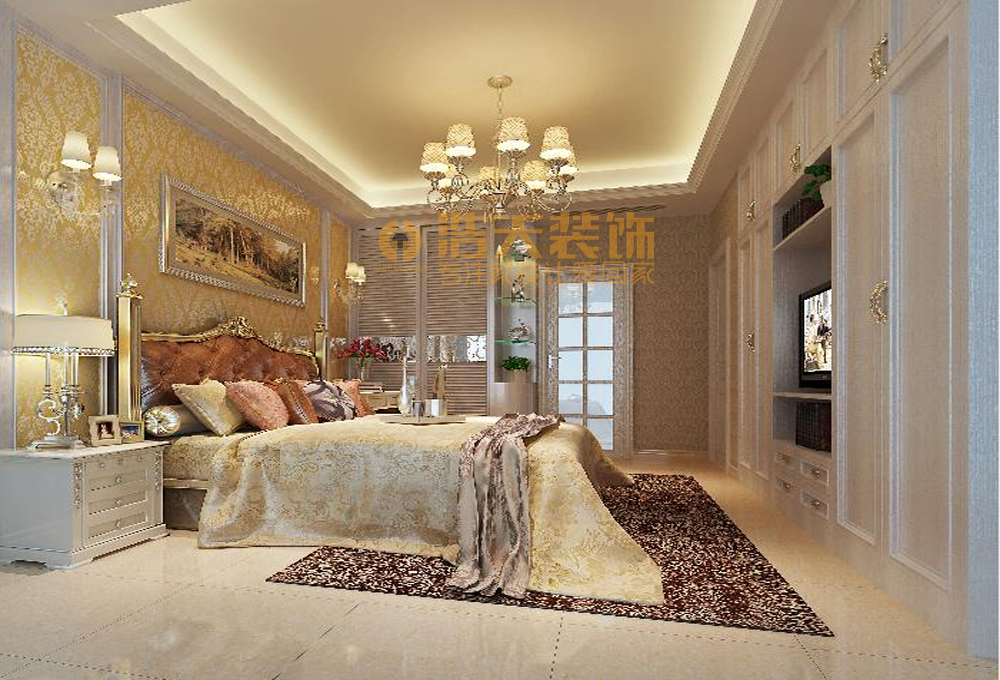 卧室图片来自深圳市浩天装饰在半岛城邦刘小姐的分享