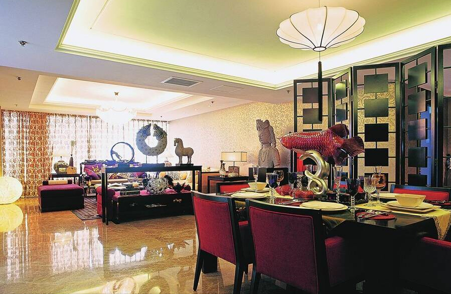 餐厅图片来自佰辰生活装饰在10万打造中式的唐韵古风的分享